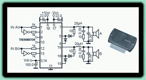 Stk Power Circuit Diagram High Power Amplifier Circuit D