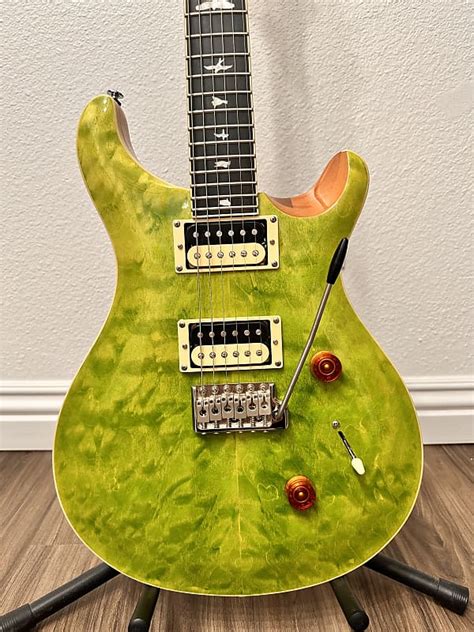 Upgraded Prs Se Custom 24 Quilted Carved Top With Ebony Reverb