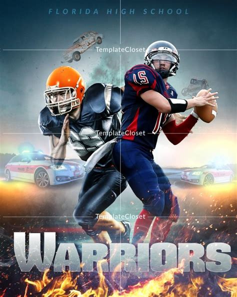 Warriors Photography Template