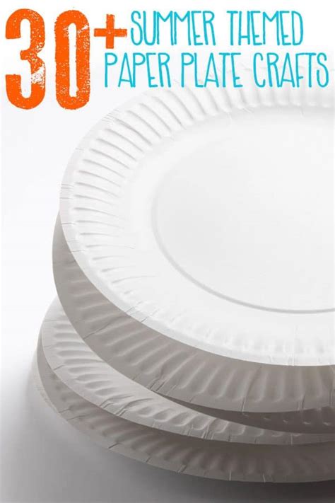 30 Cute And Easy Summer Paper Plate Crafts For Kids