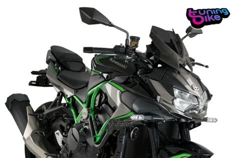 Puig Screen Naked N G Sport Kawasaki Z H Dark Smoke Ebay