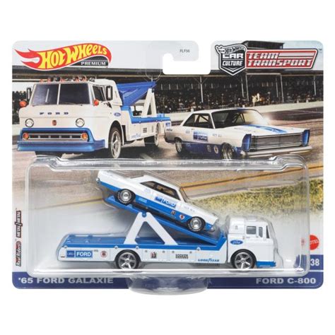 Hot Wheels Team Transport 65 Ford Galaxie és Ford C 800 kisautó 2 db os szett JatekBolt hu