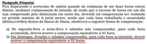 A Compensação Do Domingo E Feriado No Banco De Horas Direito Sem Latim