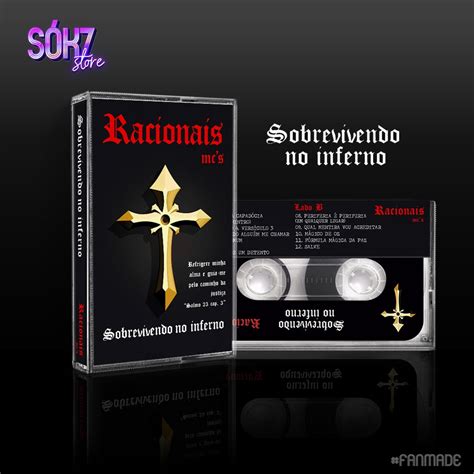 Fita K Racionais Mc S Sobrevivendo No Inferno Fanmade Shopee Brasil