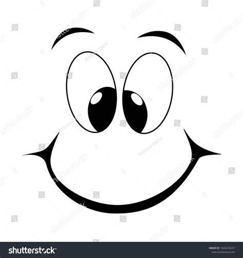 funny emotion happy cartoon face