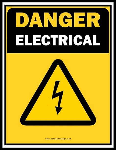 Electrical Danger Signs