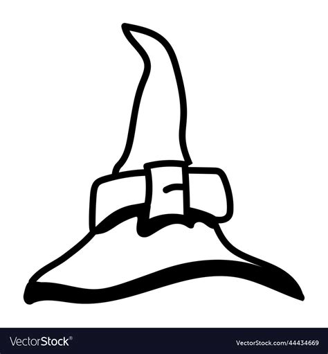 Witch hat Royalty Free Vector Image - VectorStock