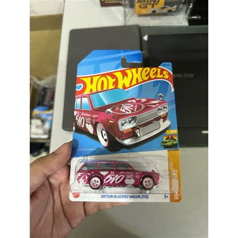 Hot Wheels Datsun Bluebird Wagon Super Treasure Hunt Sth Shopee Malaysia