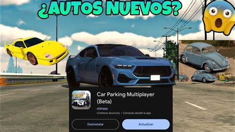 Vendr N Autos Nuevos En La Actualizaci N De Car Parking Multiplayer