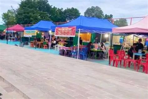 Ramai Dipadati Warga Alun Alun Wisata Kuliner Kecamatan Lamasi Jadi