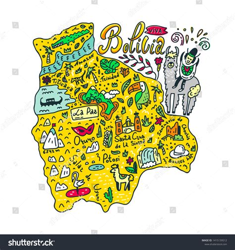 Bolivia Map Vector