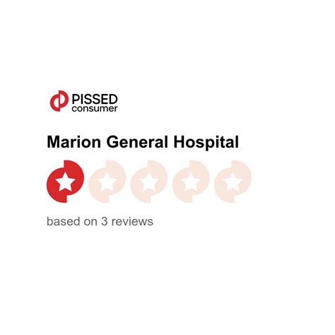 Marion General Hospital Reviews Pissed Consumer