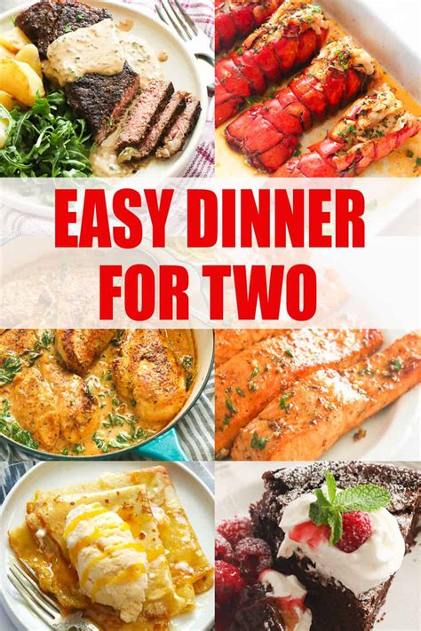 Easy Dinner for Two (Budget Friendly Meals) - Immaculate Bites Dinner ...