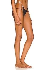 Monica Hansen Beachwear Shine Like A Diamond Bikini Bottom In Black