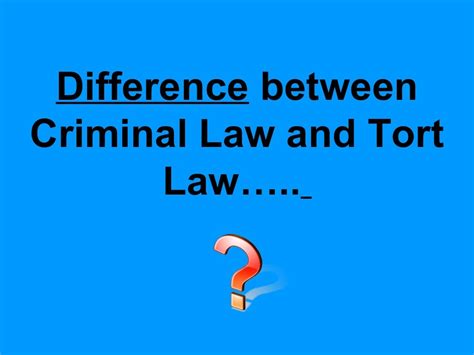 Ch3 1 Powerpoint Tort Law