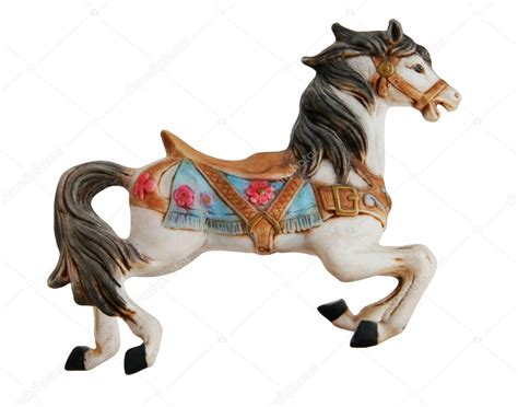 Miniature Carousel Horse — Stock Photo © Catbirdhill 37080745