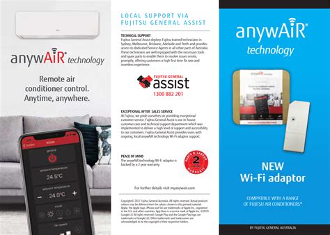 Remote Air Conditioner Control With Fujitsu Anywair Technology