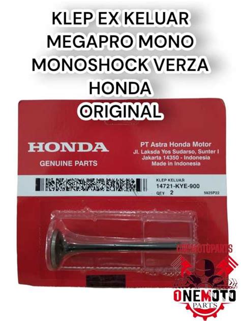 Payung Klep Ex Keluar Megapro Mono Monoshock Verza Honda Kye