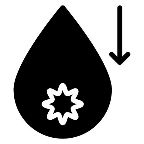 Hypoglycemia Glyph Icon 26562235 Vector Art At Vecteezy