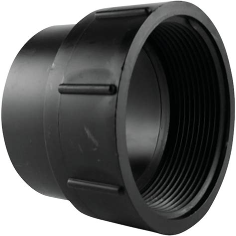 Genova 81639 4 ABS Schedule 40 DWV Cleanout Body 90-degree Black in the