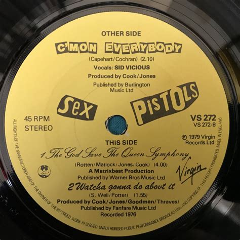 Yahoo オークション UKオリジナル盤 Sex Pistols C Mon Eve