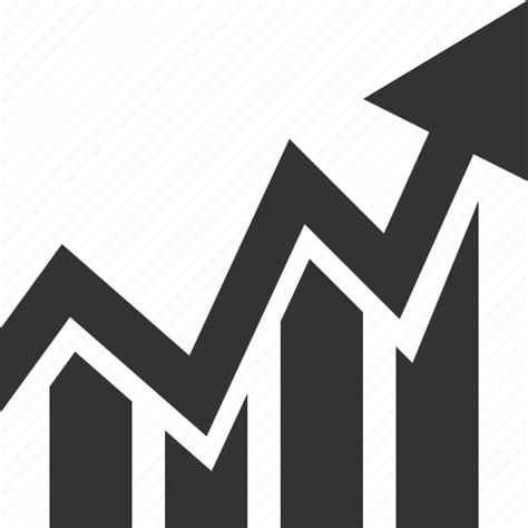 Arrow Chart Diagram Graph Report Statistics Up Icon Download On