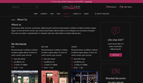 Buy Lingerie Store WordPress WooCommerce Theme 8theme