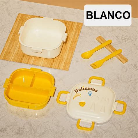 Lonchera Fiambrera Lunch Box Portaviandas Herm Tico Ml Con