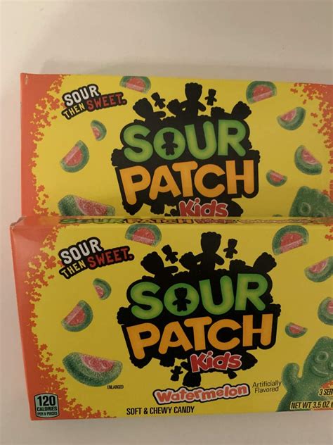 Buy Sour Patch Kids Watermelon Soft And Chewy Candy Theatre Box 99g Pack