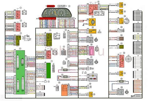 Распиновка замка зажигания ваз 2109 - подробная схема