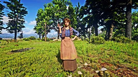 Mary-Beth In Abigail's Outfits - Red Dead Redemption 2 Mod