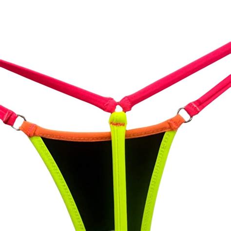Neon Lights Nano Bikini Bottom Micro Gigi