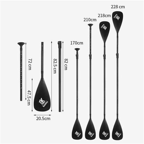 Весло SUP разборное алюминий-пластик два в одном (вторая лопасть с ...