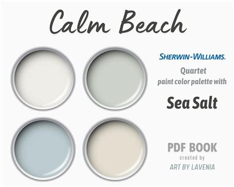 Sherwin Williams Beach House Color Palette With Sea Salt Paint Palette