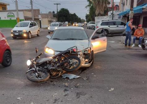 Motociclista Resulta Herido Tras Chocar Contra Veh Culo En G Mez