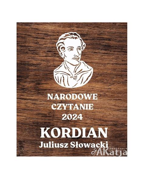 Zestaw Narodowe Czytanie Kordian Wycinanka Z Papieru