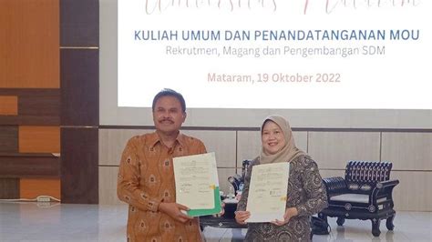 Bpjs Kesehatan Teken Mou Dengan Universitas Mataram Untuk Rekrutmen