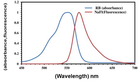 Spectral Overlapping Between Absorbance Spectra Of Rb And Fluorescence