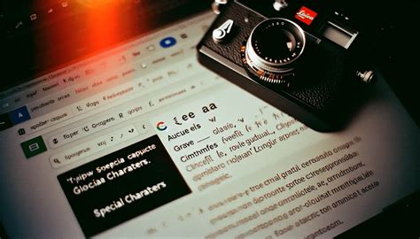 how to put an accent in google docs