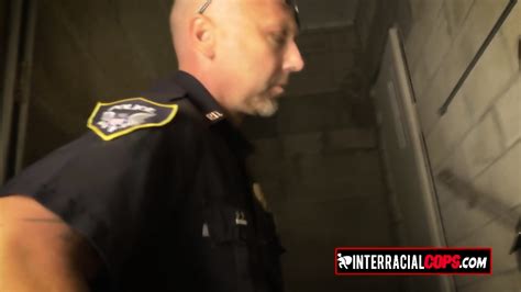 Horny Police Officers Love To Fuck Black Dude In Outdoors After Arresting Them Just For Fun