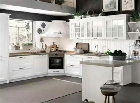 Kantri mutfak modelleri | Kitchen layout, Classic white kitchen ...