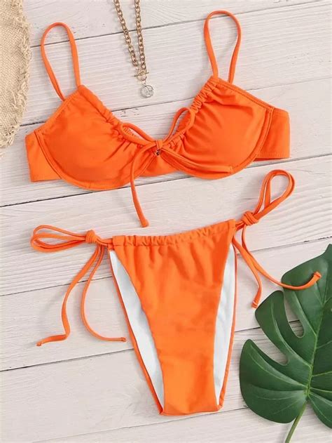 Underwire Tie Side Bikini Swimsuit Artofit
