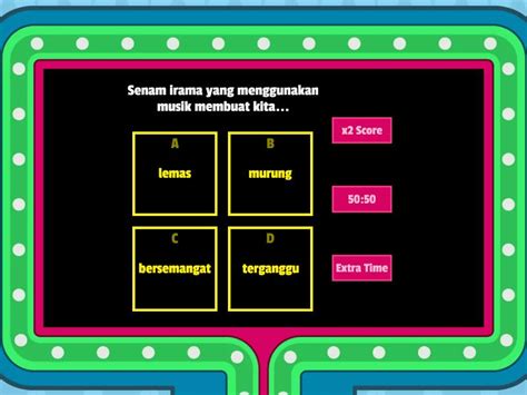 Aktifitas Gerak Berirama Gameshow Quiz