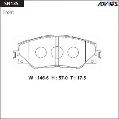 (sumitomo-яп.) колодки тормозные Advics / Sumitomo SN135 - Advics арт ...