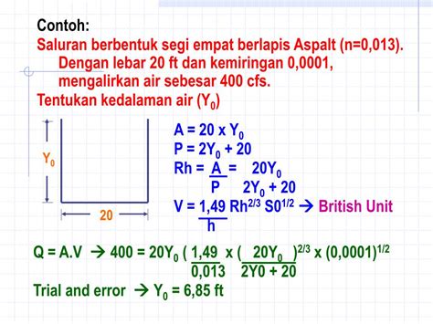 Ppt Rumus Chezy Manning Powerpoint Presentation Free Download Id