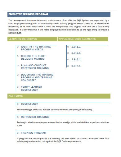 10+ Employee Training Program Examples to Download