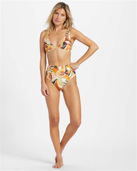 Return To Paradise Ava Reversible Bikini Top For Women Billabong