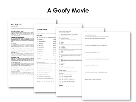 The Movie A Goofy Movie Made By Teachers