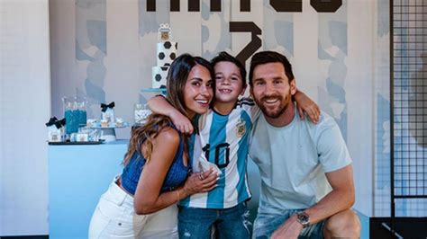 Argentino De Coraz N Hijo De Lionel Messi Celebra Su Cumplea Os Con