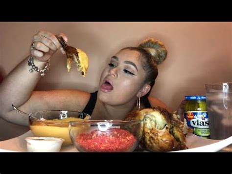FLAMING HOT CHEETO ROTISSERIE CHICKEN MUKBANG YouTube